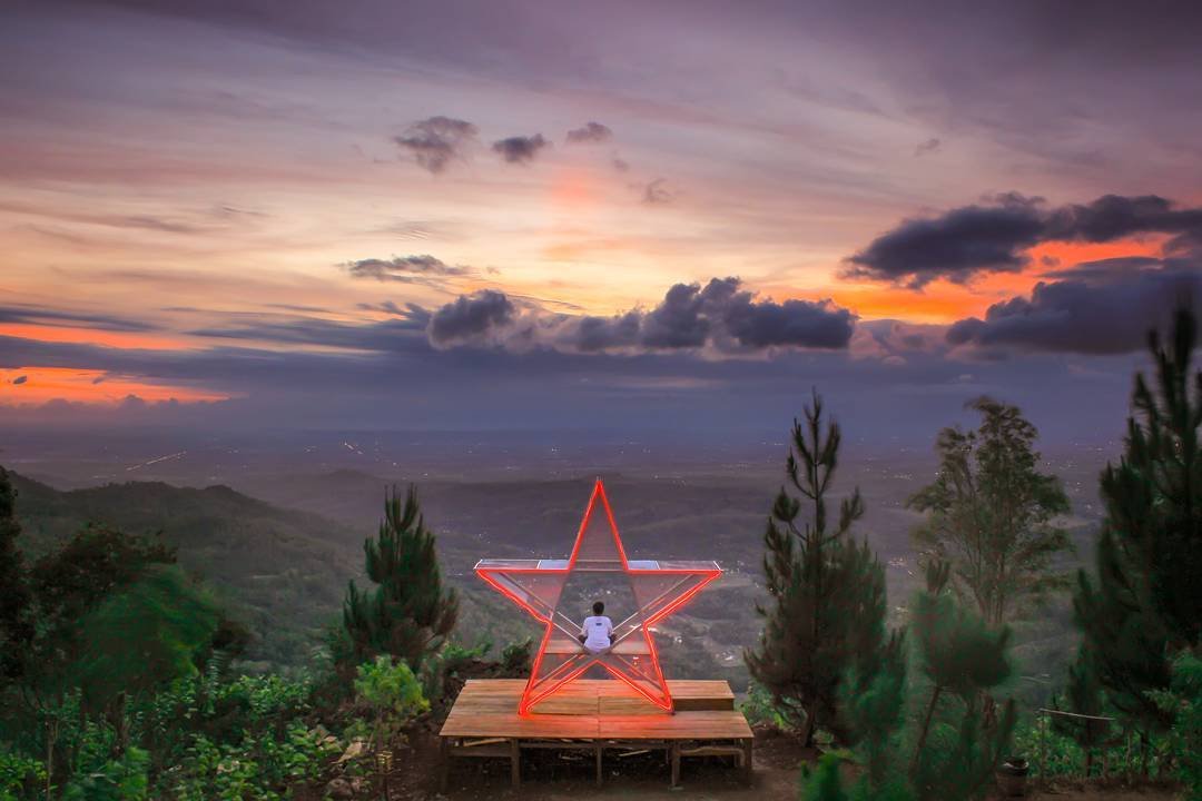 Keindahan Seribu Bintang dari Bukit Lintang Sewu, Bantul